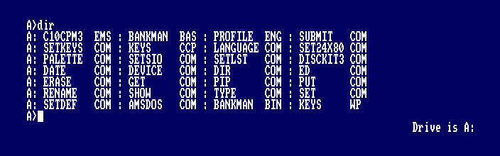 Curso CP/M para Amstrad CPC: Comandos Básicos 2